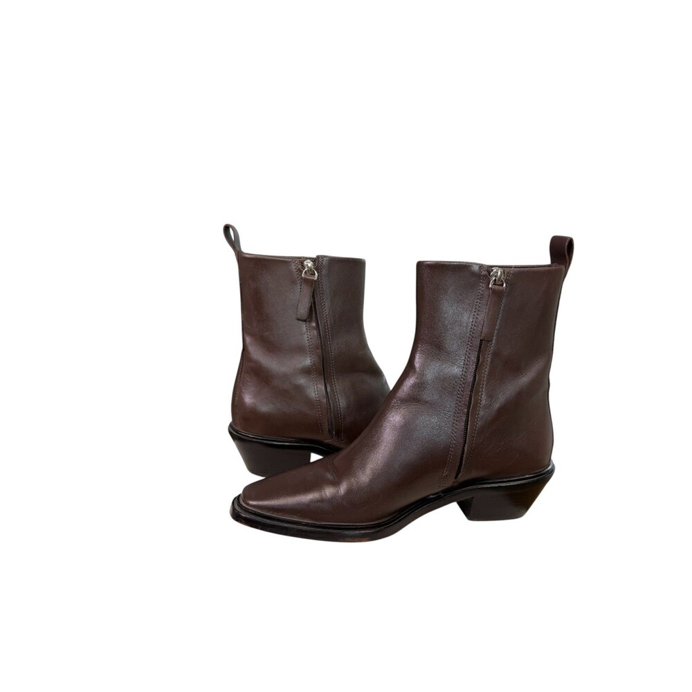Everlane Havana Ankle Boot in Brown Leather $278 Women's Size 8.5 - Picture 2 of 9